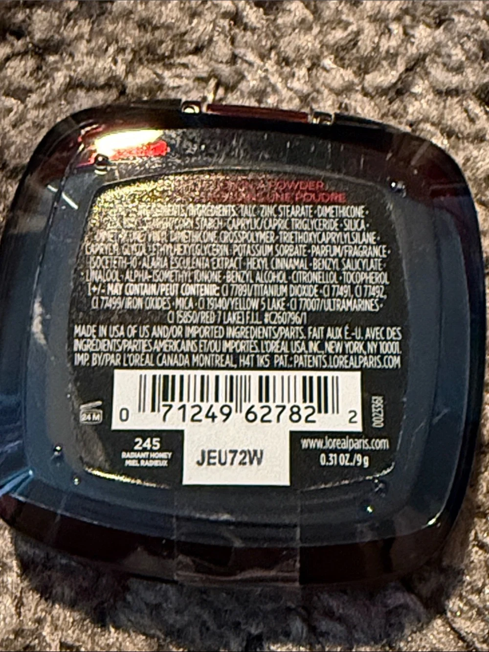 L'Oreal Infallible Fresh Wear Powder Foundation - 245 Radiant Honey